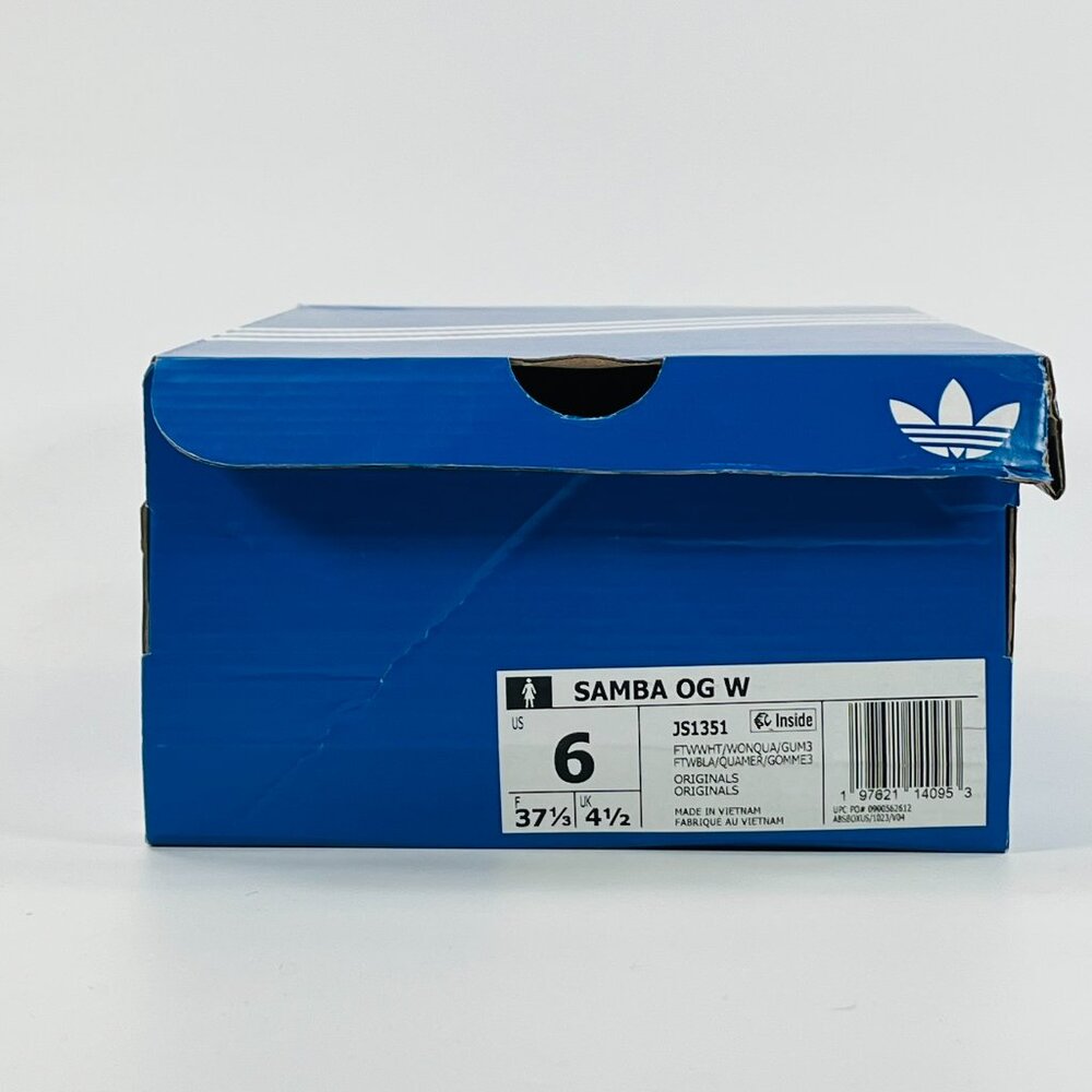 Adidas Women's Samba OG 'White Wonder Quartz Gum' JS1351 Multi Size - Picture 8 of 15